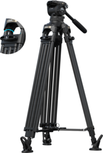 SMALLRIG 5578 FSD18 FreeSpeed Heavy-Duty Carbon Fiber Tripod