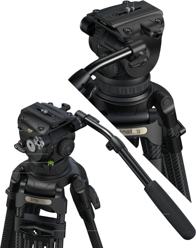 SMALLRIG 5578 FSD18 FreeSpeed Heavy-Duty Carbon Fiber Tripod