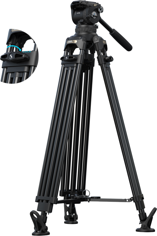 SMALLRIG 5577 FSD18 FreeSpeed Heavy-Duty Aluminum Alloy Tripod