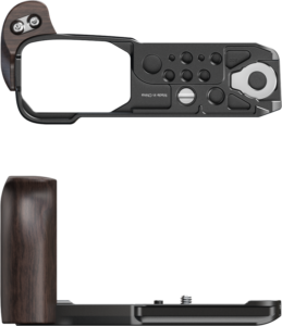 SMALLRIG 5906 L-Shaped Mount Plate with Wooden Handle for Nikon ZR