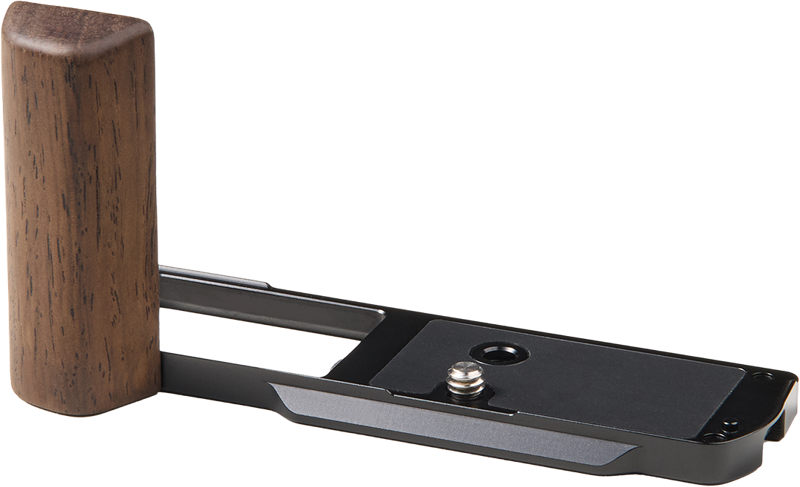 SMALLRIG 5945 L-Shaped Mount Plate with Wooden Handle for Panasonic S9