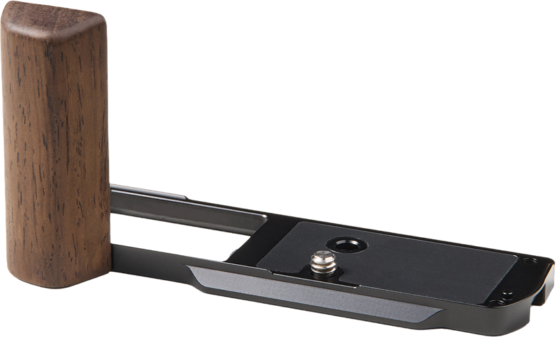SMALLRIG 5945 L-Shaped Mount Plate with Wooden Handle for Panasonic S9