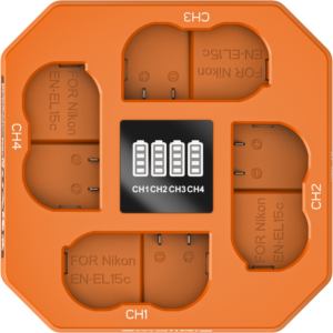 SMALLRIG 5747 Four-Channel Camera Battery Charger for EN-EL15c
