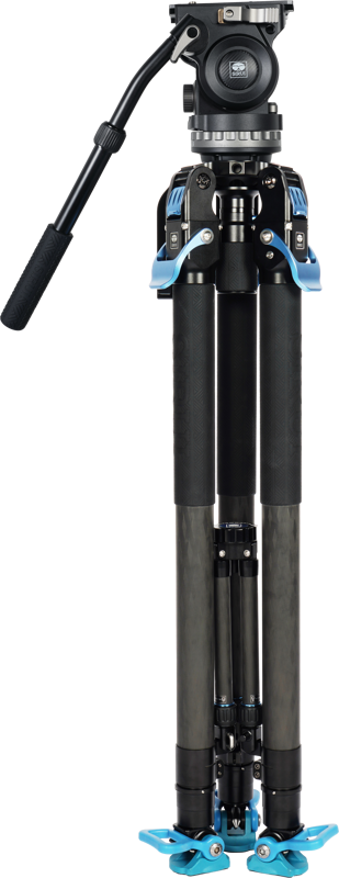 SIRUI Pro Video Tripod Kit Rapid SVT-75 Pro + Video Head VHS10