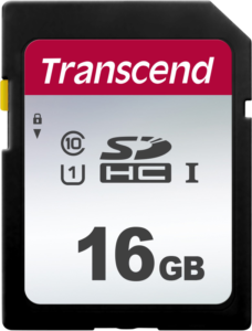 TRANSCEND Silver 300S SDHC UHS-I U1 R95/W10 16GB