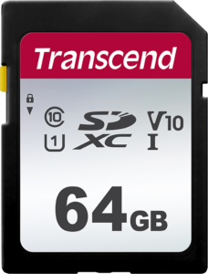 TRANSCEND Silver 300S SDXC UHS-I U1 R100/W20 64GB