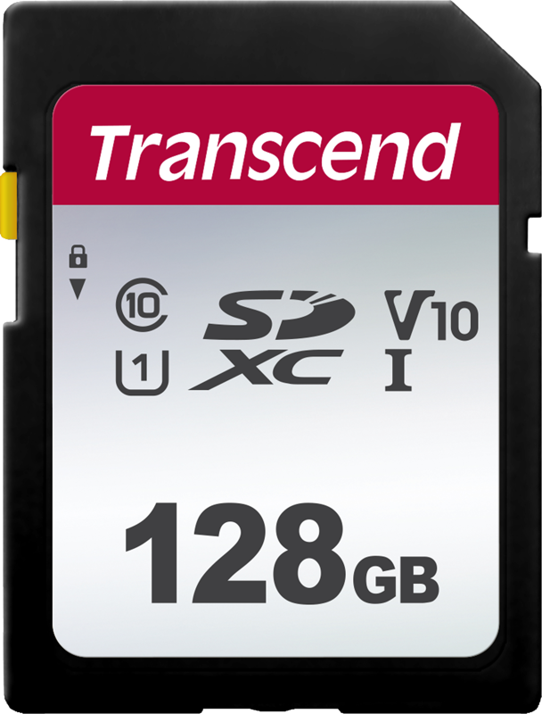 TRANSCEND Silver 300S SDXC UHS-I U1 R100/W25 128GB