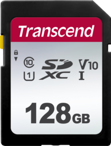 TRANSCEND Silver 300S SDXC UHS-I U1 R100/W25 128GB