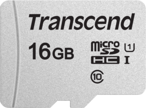 TRANSCEND Silver 300S microSD no adp R95/W45 16GB