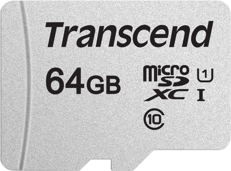 TRANSCEND Silver 300S microSD no adp R95/W45 64GB