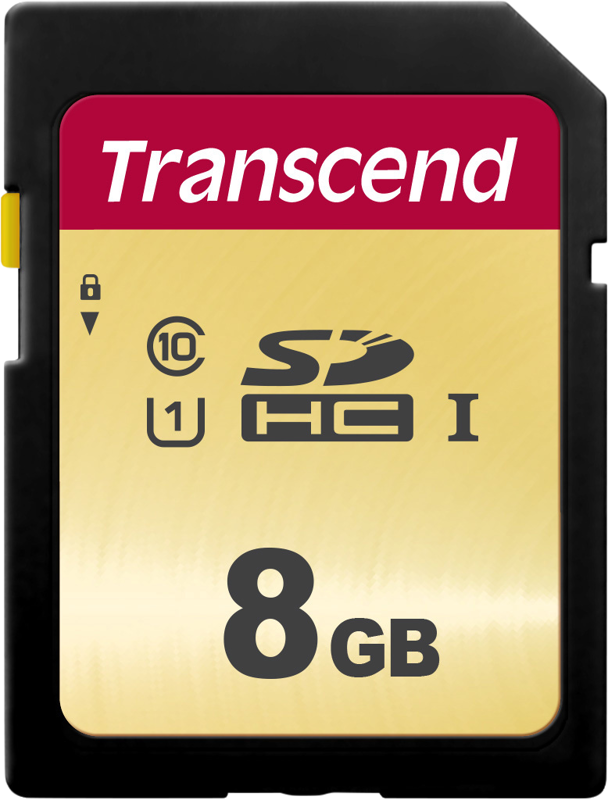 TRANSCEND Gold 500S SD UHS-I U3, MLC (V30) R95/W60 8GB