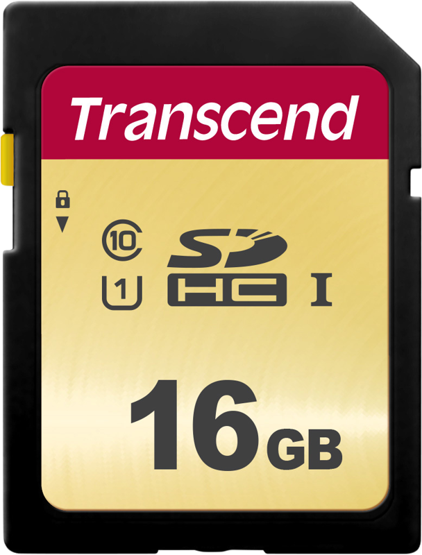 TRANSCEND Gold 500S SD UHS-I U3, MLC (V30) R95/W60 16GB