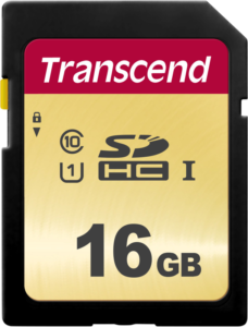 TRANSCEND Gold 500S SD UHS-I U3, MLC (V30) R95/W60 16GB
