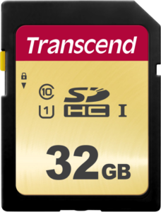TRANSCEND Gold 500S SD UHS-I U3, MLC (V30) R95/W60 32GB