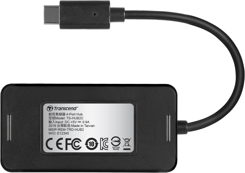 TRANSCEND 4-port HUB USB 3.1 (USB Type-C)