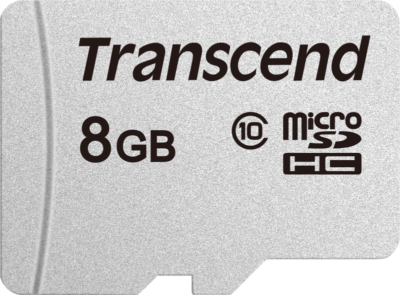 TRANSCEND Silver 300S microSD UHS-I U3 (V30) R95/W45 8GB