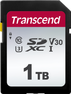 TRANSCEND Silver 300S SDXC UHS-I U3 (V30) R100/W85 1TB