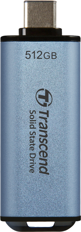 TRANSCEND SSD ESD300 Portable (USB 10Gbps, Type C) 512GB
