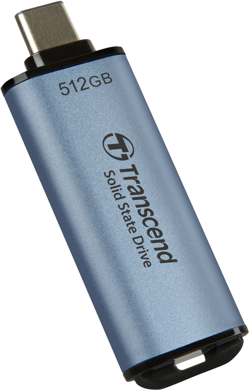 TRANSCEND SSD ESD300 Portable (USB 10Gbps, Type C) 512GB
