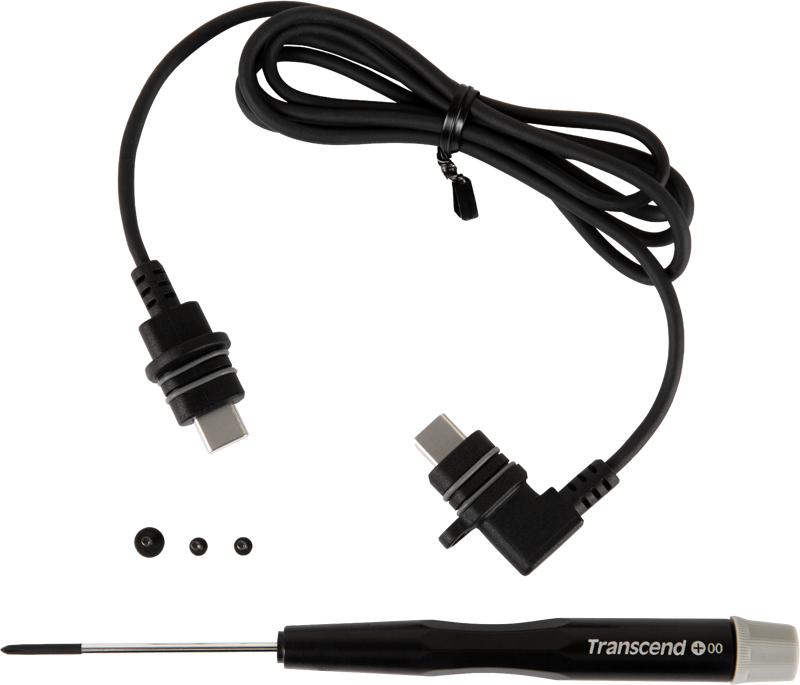 TRANSCEND Body Camera Accessory Kit I Cable for DrivePro Body 30/60/70