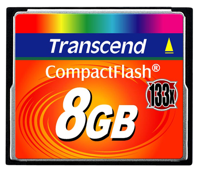 TRANSCEND CF 133X MLC R50/W20 8GB