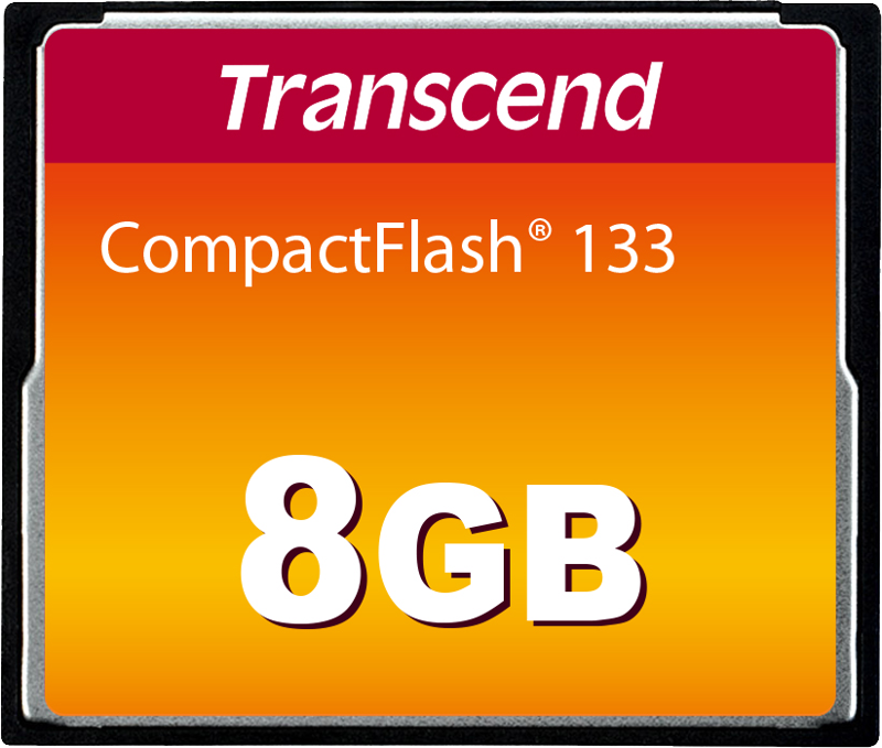 TRANSCEND CF 133X MLC R50/W20 8GB