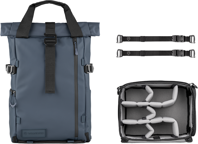 WANDRD PRVKE Photo Bundle 21L Aegean Blue