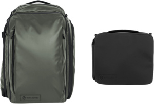 WANDRD Transit Travel Backpack Photo Bundle 35L Wasatch Green
