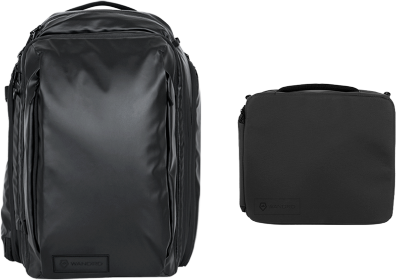 WANDRD Transit Travel Backpack Photo Bundle 45L Black