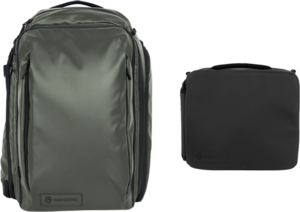 WANDRD Transit Travel Backpack Photo Bundle 45L Wasatch Green