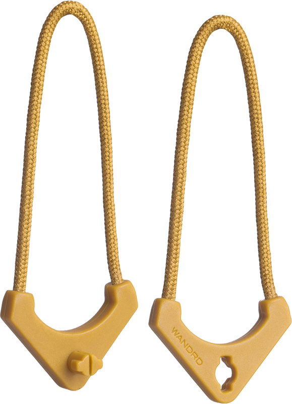 WANDRD WORRYLESS Zipper Puller Dallol Yellow
