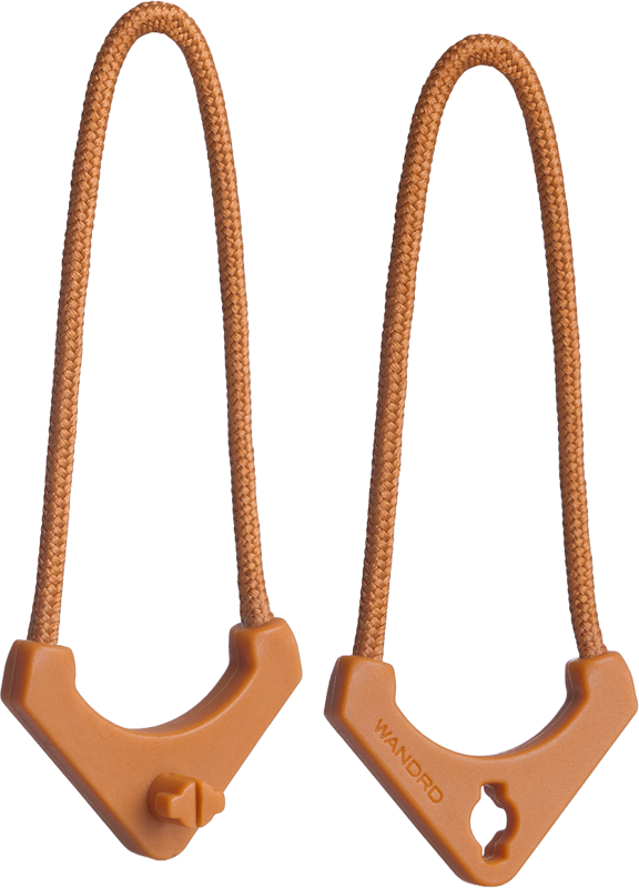 WANDRD WORRYLESS Zipper Puller Sedona Orange