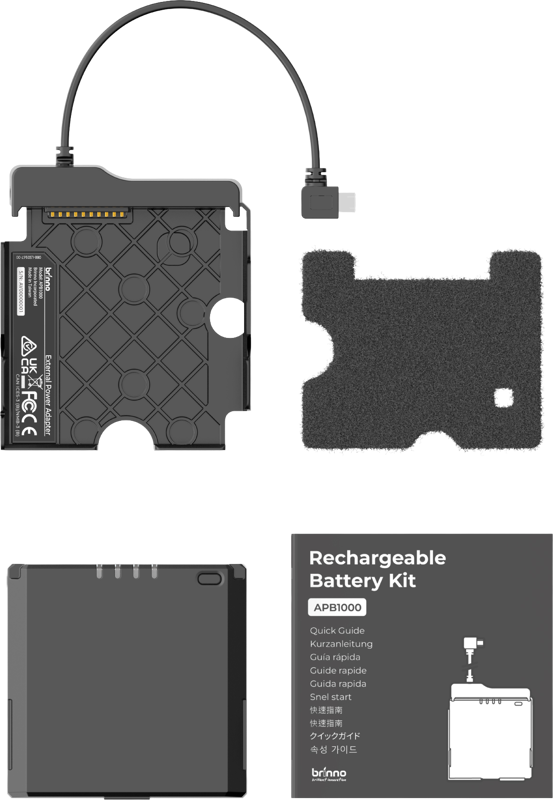 BRINNO APB1000/MRB1000 Rechargeable Battery Kit