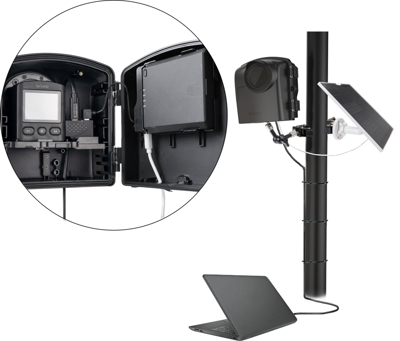 BRINNO ASP1000-P Solar Power Kit