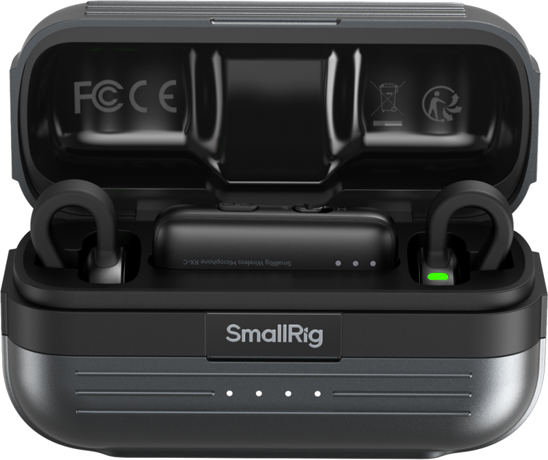 SMALLRIG 5717 S70-C2 Wireless Microphone with USB-C Adapter for Phones (Black)