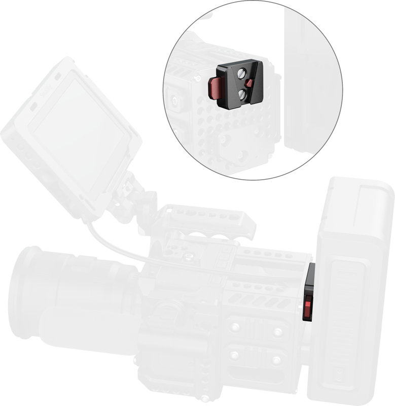 SMALLRIG 6021 Quick Release V-Lock Mount Plate Kit