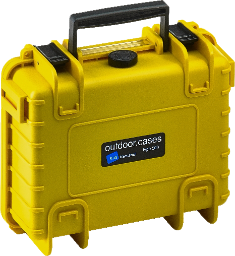 BW Outdoor Cases Type 500 / Yellow (pre-cut foam)