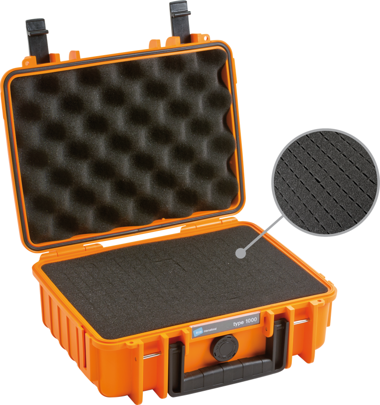 BW Outdoor Cases Type 1000 / Orange (pre-cut foam)