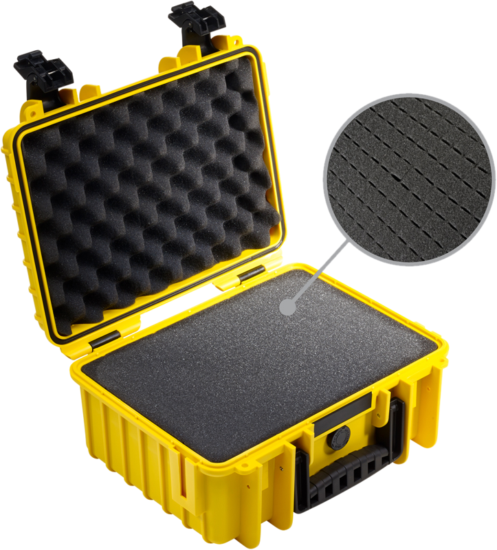 BW Outdoor Cases Type 3000 / Yellow (pre-cut foam)
