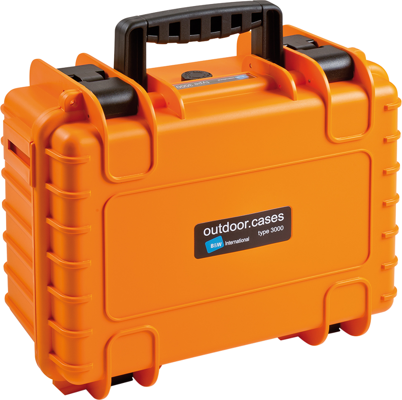 BW Outdoor Cases Type 3000 / Orange (pre-cut foam)