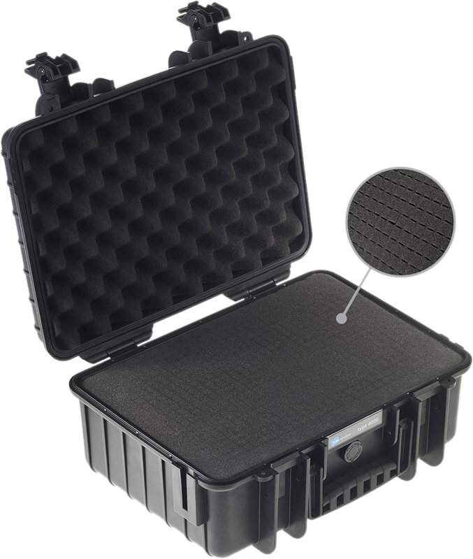 BW Outdoor Cases Type 4000 / Black (pre-cut foam)