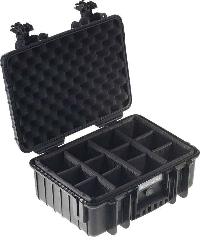 BW Outdoor Cases Type 4000 / Black (divider system)