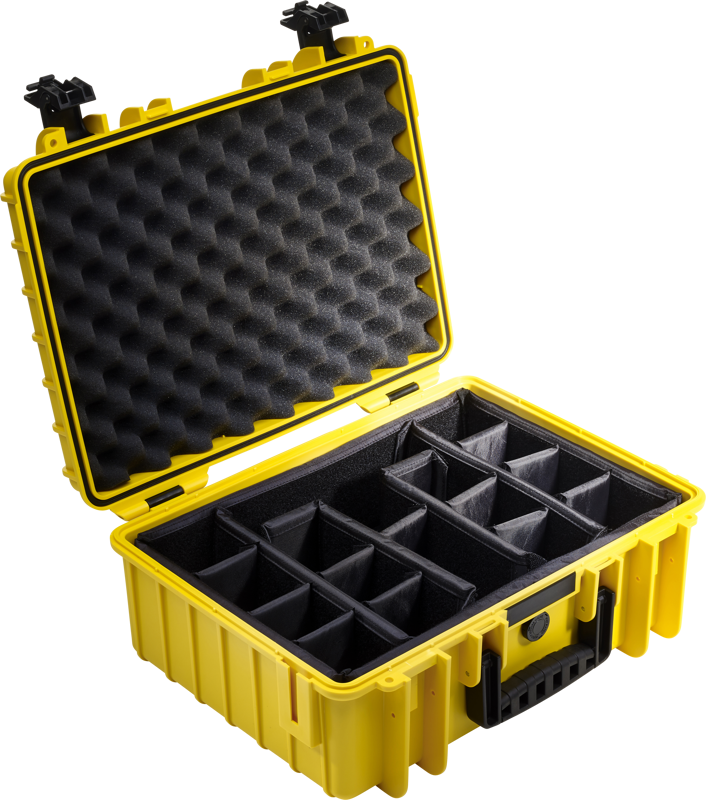 BW Outdoor Cases Type 5000 / Yellow (divider system)