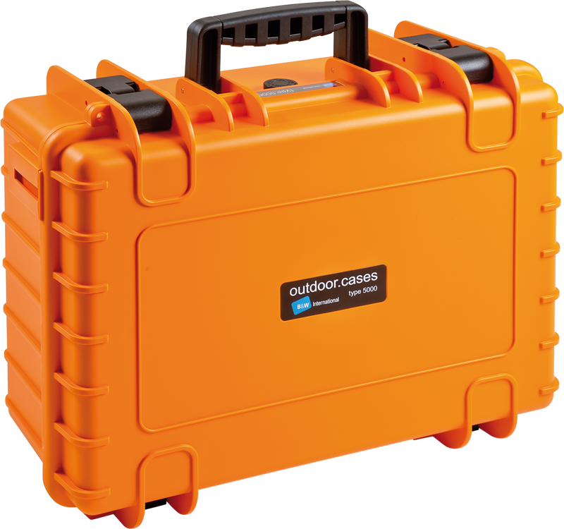 BW Outdoor Cases Type 5000 / Orange (pre-cut foam)
