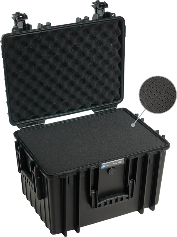 BW Outdoor Cases Type 5500 / Black (pre-cut foam)