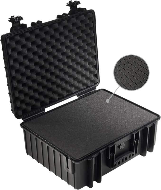 BW Outdoor Cases Type 6000 / Black (pre-cut foam)