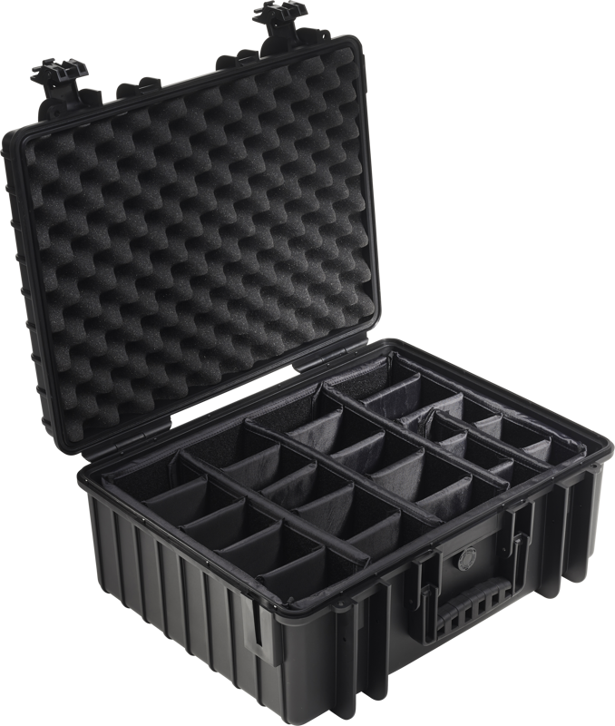 BW Outdoor Cases Type 6000 / Black (divider system)
