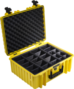 BW Outdoor Cases Type 6000 / Yellow (divider system)