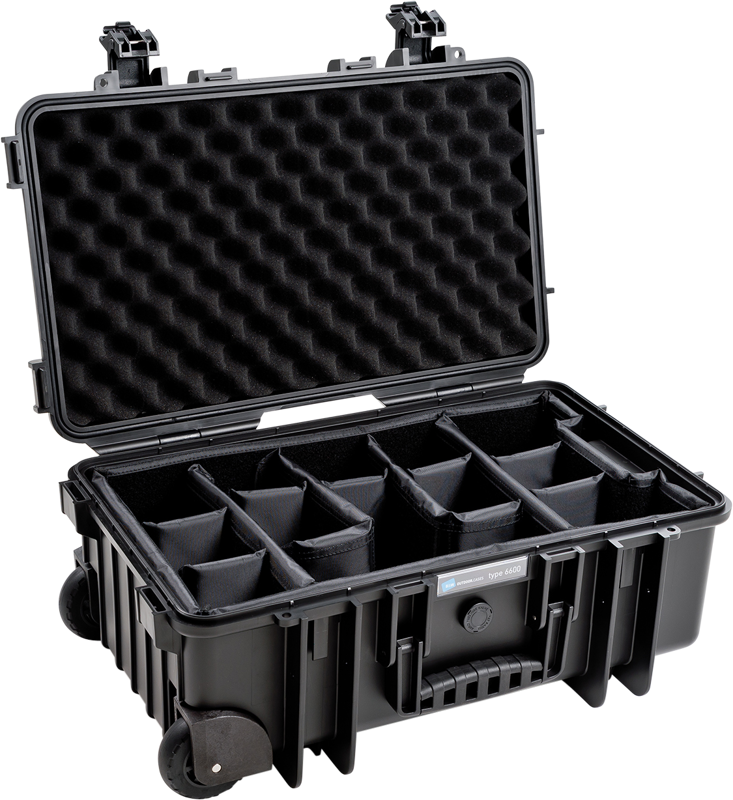 BW Outdoor Cases Type 6600 / Black (divider system)
