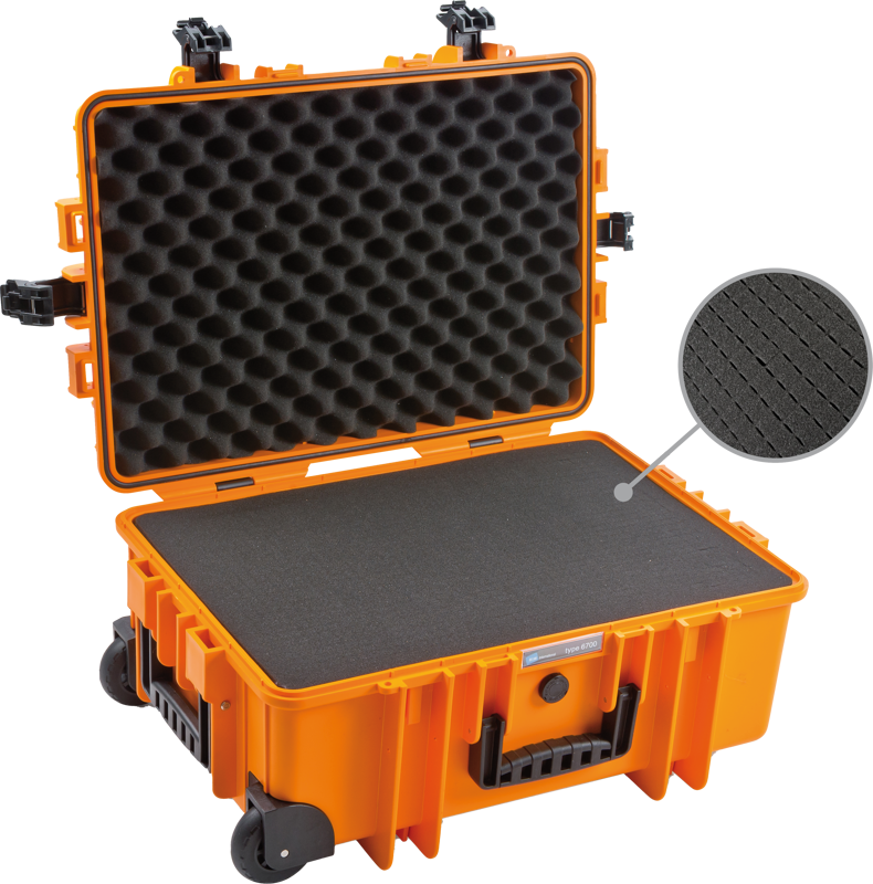 BW Outdoor Cases Type 6700 / Orange (pre-cut foam)